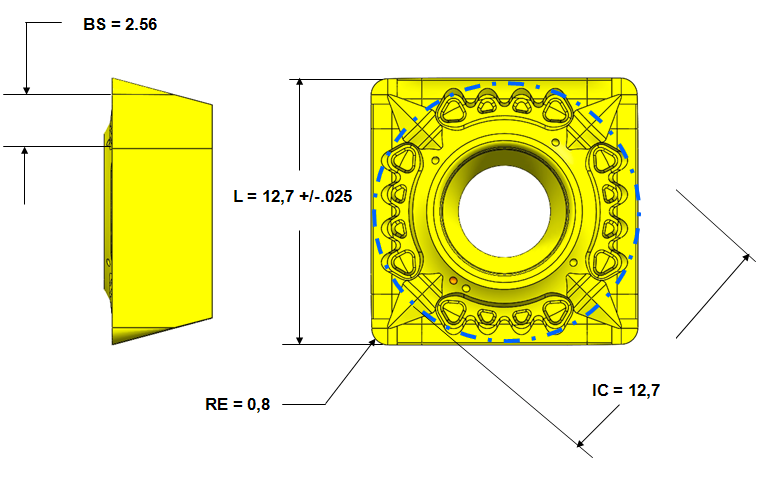 Indexable Insert Measurements